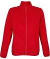 03824 Sol's Ladies Factor Recycled Micro Fleece Jacket Red colour image